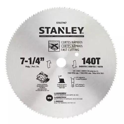 Stanley Circular Saw Blade 7-1/4"
