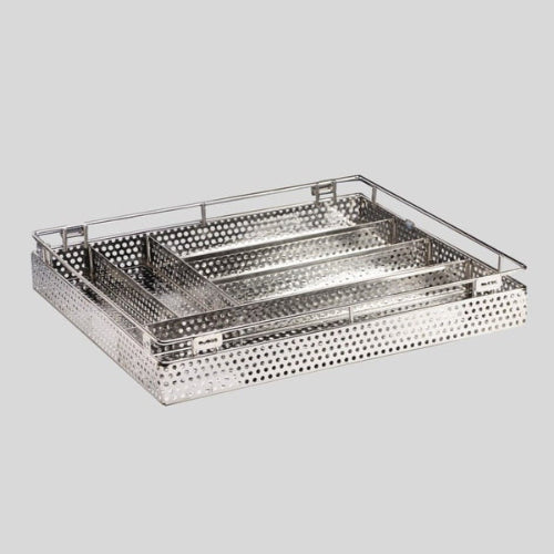 Ebco SS Cutlery Basket 500mm